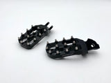 Warp 9 E-Moto Elite Foot Pegs — available anodized color options