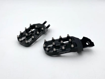 Warp 9 E-Moto Elite Foot Pegs — available anodized color options