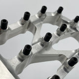 Warp 9 Titanium Elite Foot Peg Screws for Surron — M5 set screw variant front view