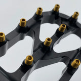 Warp 9 Titanium Peg Screws for Surron — close-up of screw tip engagement surface