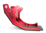 Heavy Hitter skid plate for E-Ride Pro — red anodized