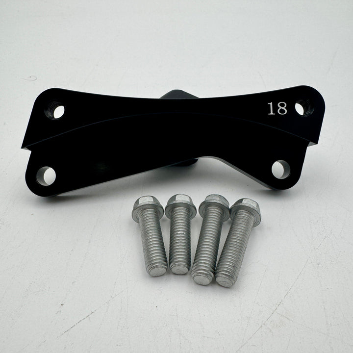 320mm front rotor relocation bracket for Kawasaki KX - Warp 9