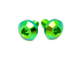 Titanium chain guard bolts for Surron and Segway — Grade 5 set