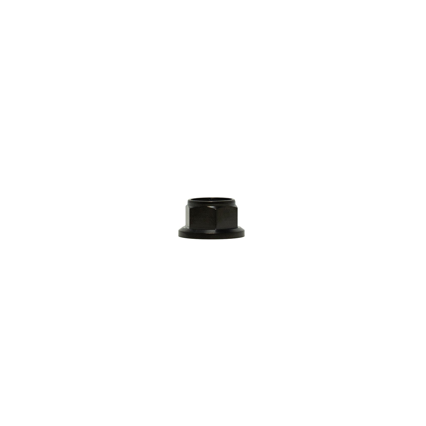 Titanium rear axle nut for Surron and Talaria — profile view