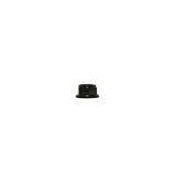 Prickly titanium jackshaft locknut for Surron LBX, profile view