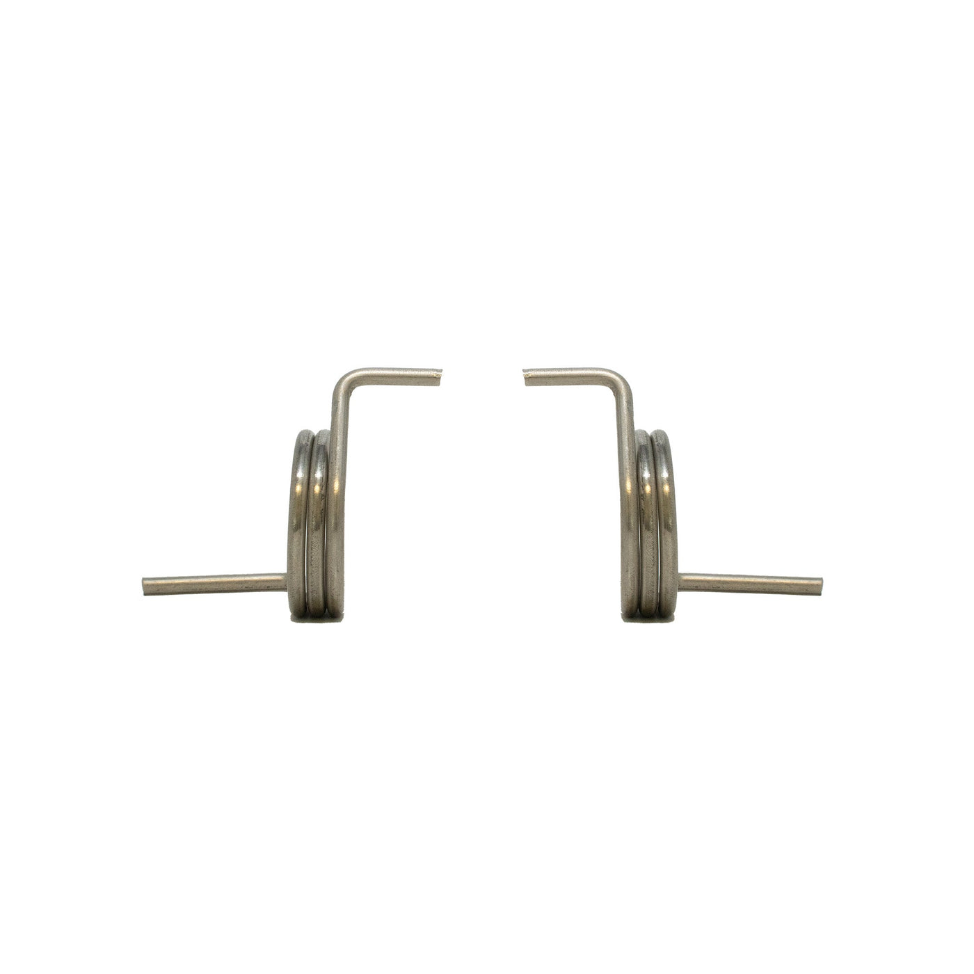 Prickly replacement foot peg springs for Surron Light Bee X — stainless pair, left and right