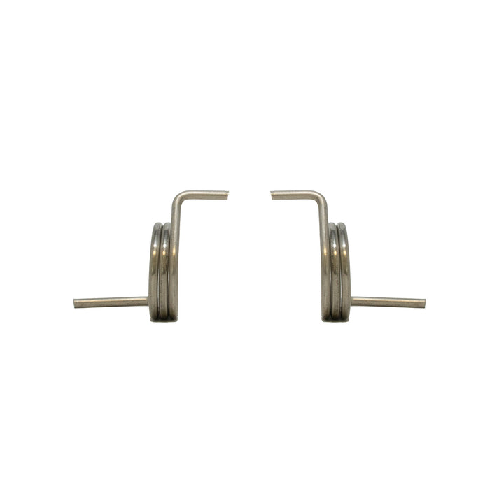 Prickly replacement foot peg springs for Surron Light Bee X — stainless pair, left and right