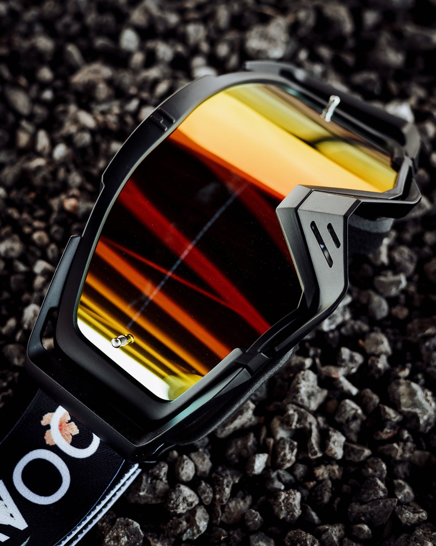 Flower Havoc Helios goggle for Surron and Talaria riders — front view