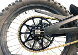 Heavy Hitter 420 billet sprocket for Surron LBX and E-Ride, tooth detail