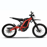 Surron Light Bee X solid color frame wrap by Summit MX — Honda Red
