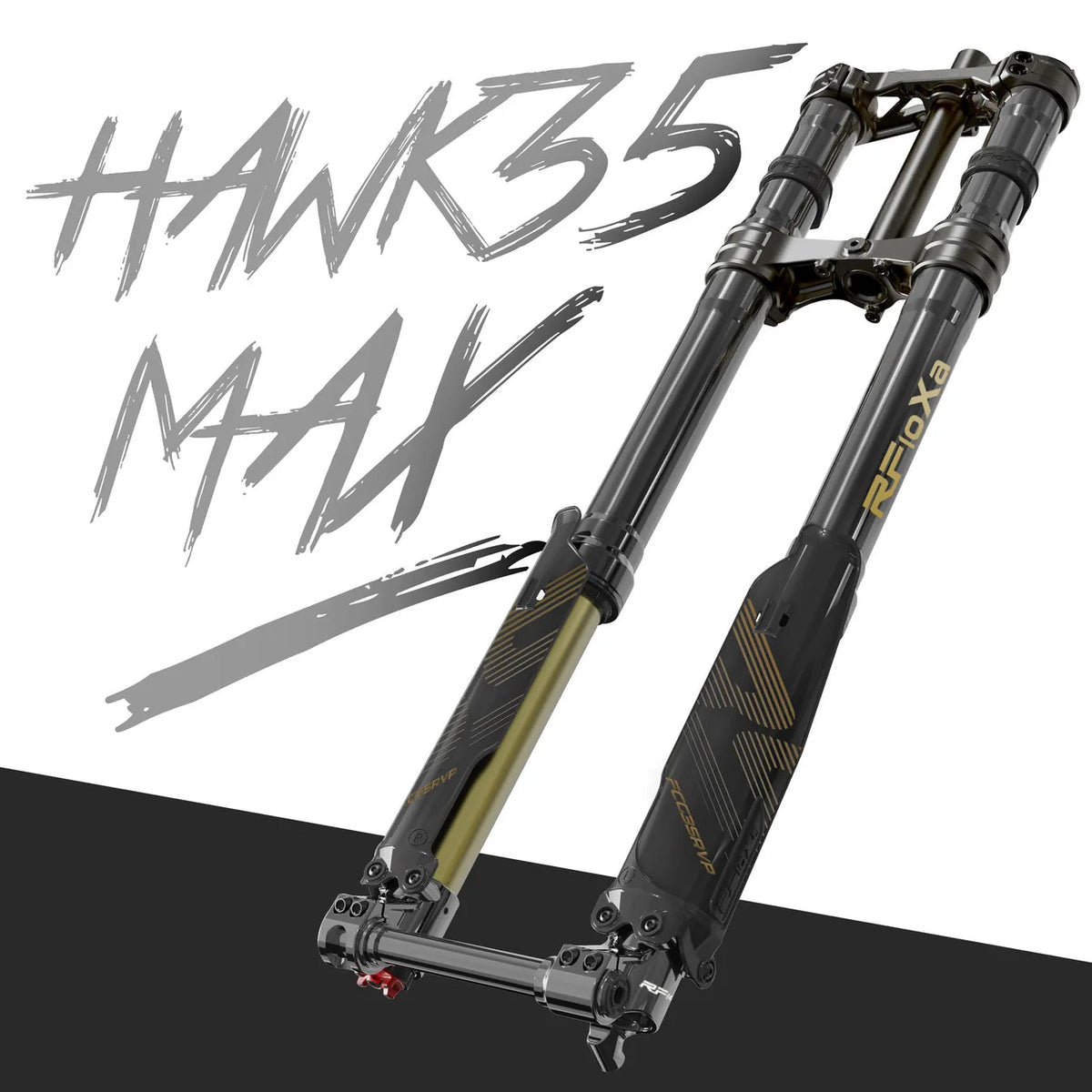 RFloXa Hawk35 Max fork for Surron Ultra Bee side view