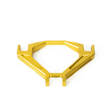 EBMX upgraded triangle for Surron Ultra Bee — Sirris shock clearance detail
