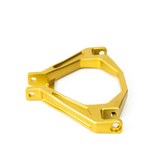 EBMX upgraded triangle for Surron Ultra Bee — CNC machined surface close-up