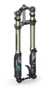 Sirris F43 CMX fork for Surron LBX — full assembled fork pair product view