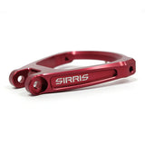 Sirris Ultra Bee R46 shock triangle installed rear suspension view