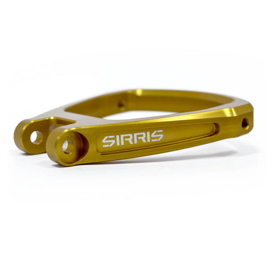 Sirris triangle linkage for Surron Ultra Bee CNC machined detail