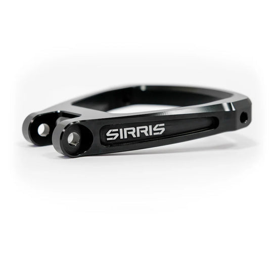 Sirris R46 linkage triangle for Surron Ultra Bee — mounting hardware and fasteners detail