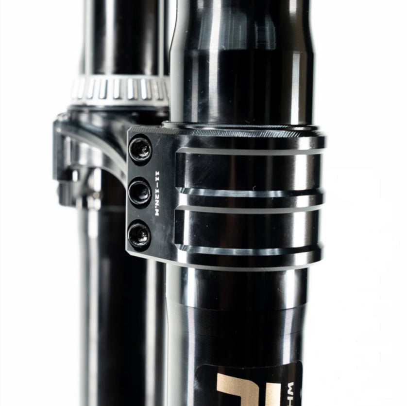 RFloXa bundle for Surron and E-Ride Pro — installed suspension view
