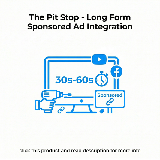 The Pit Stop - Long Form Sponsored Ad Integration