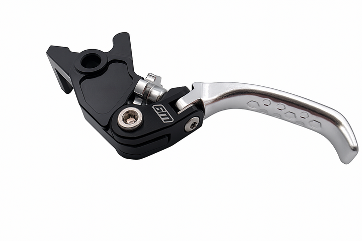 Warp 9 Forged Folding Brake Levers for E-Moto — lever pair view | ThrottleCo