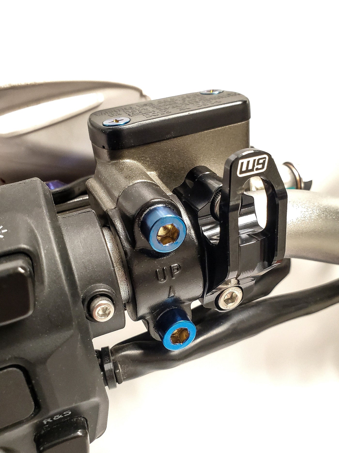 Warp 9 Helmet Hook for Surron Light Bee X — close-up detail