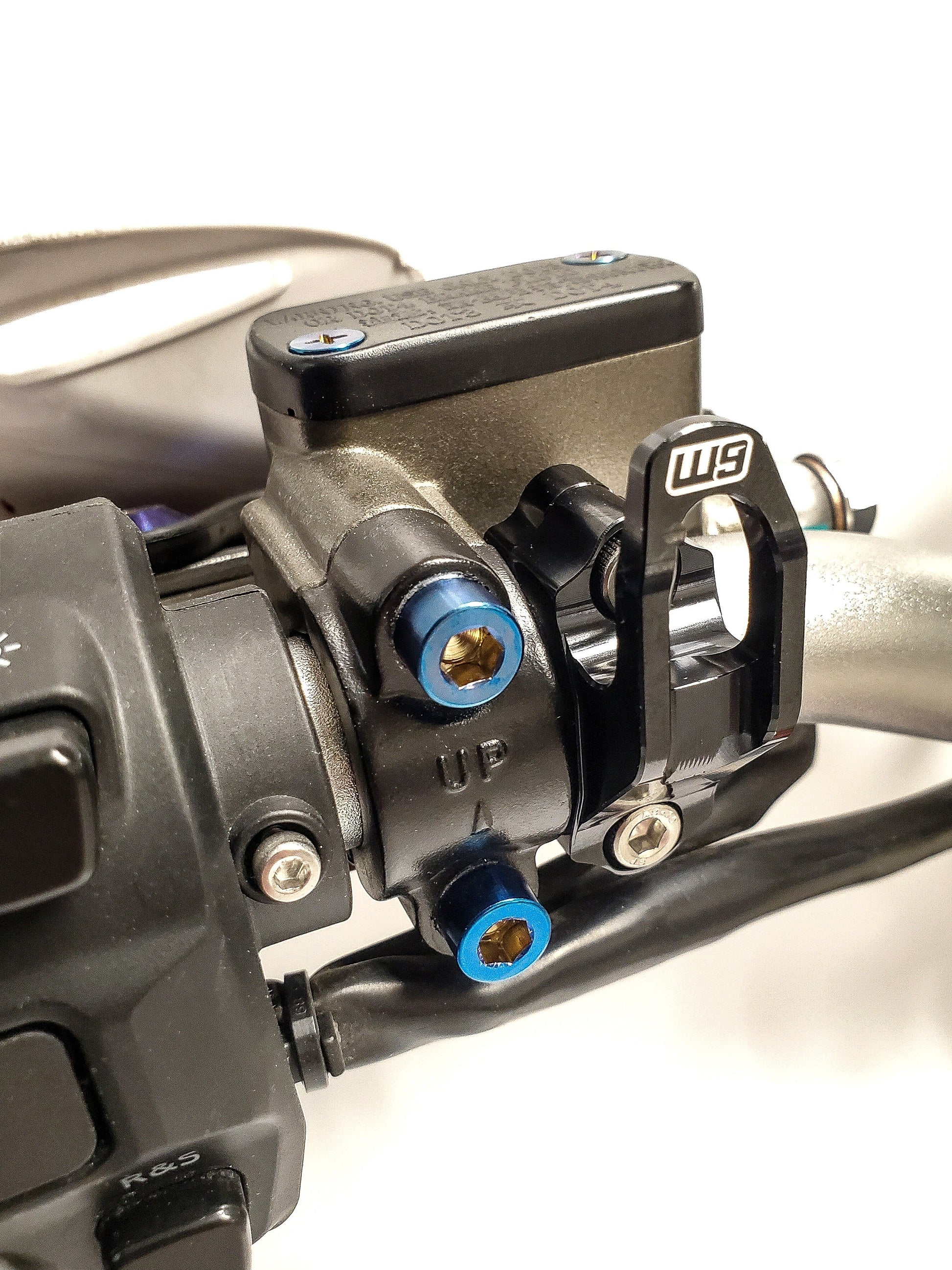 Warp 9 Helmet Hook for Surron Light Bee X — close-up detail