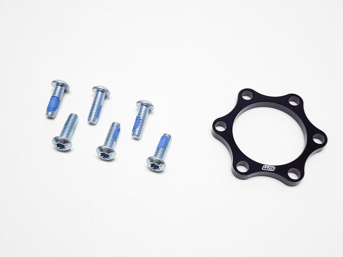 Warp 9 Front Wheel Boost Spacer for Surron Light Bee X — spacer kit detail view