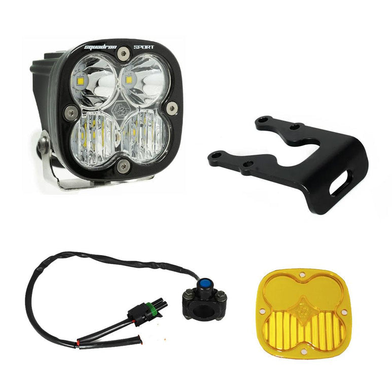 Baja Designs Squadron Sport Headlight Kit for Sur-Ron and Talaria installed on e-moto