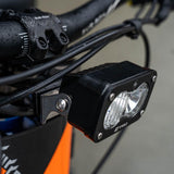 Baja Designs S2 Pro LED headlight — beam pattern and lens detail