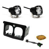 Baja Designs S1 Headlight Kit for Surron Light Bee X — mounted trail view
