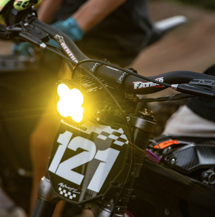 Baja Designs Squadron Pro for Talaria XXX — side profile