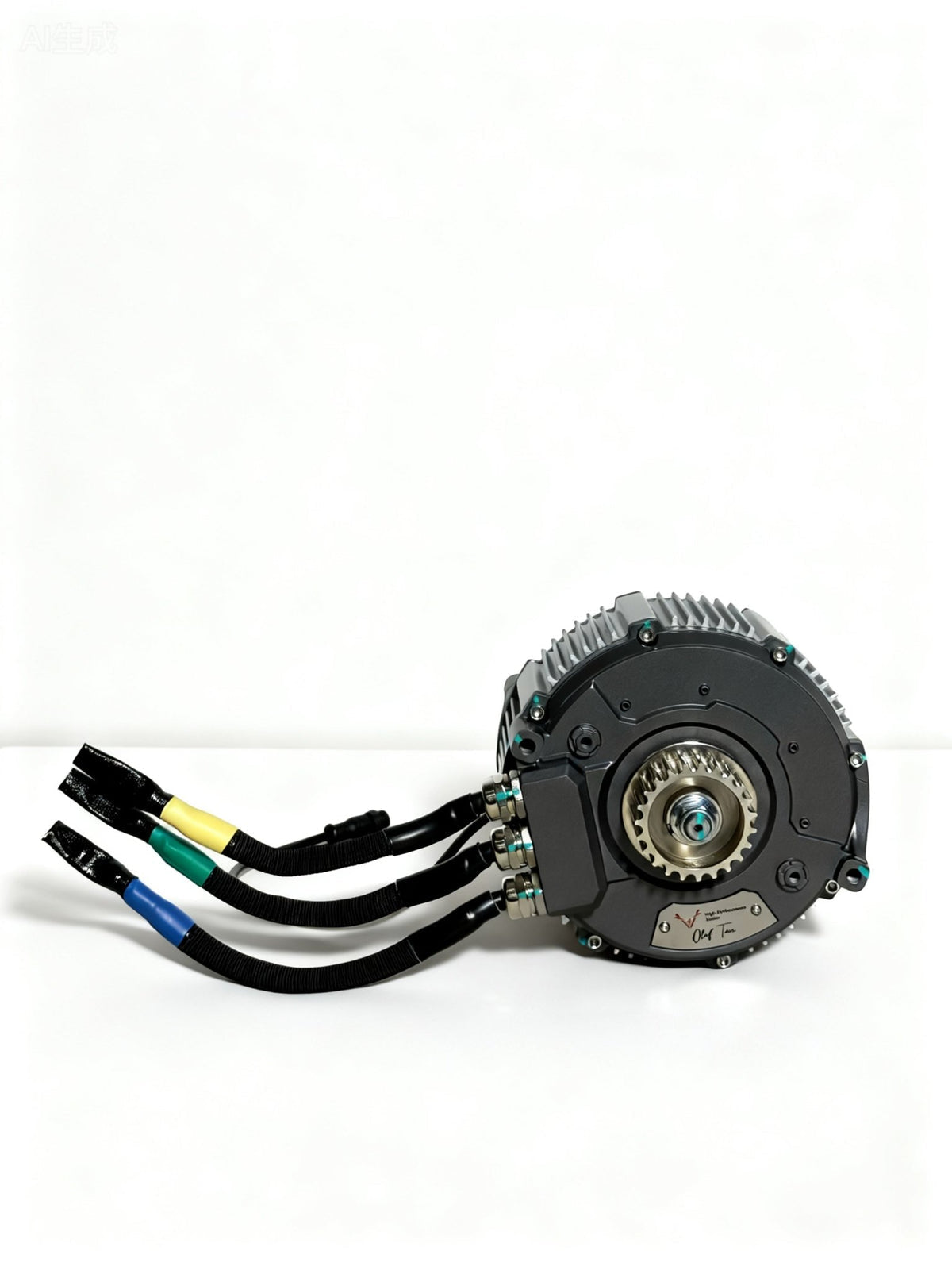 Ventus VTB 28kW Motor — side profile showing connectors