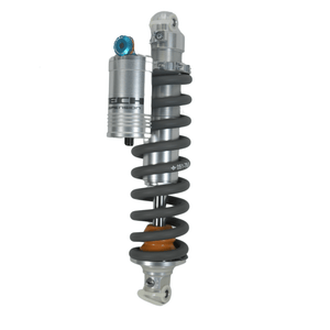 TECH ER30 283mm rear shock — spring rate and reservoir canister detail