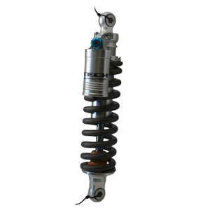 TECH ER30 rear shock — piggyback reservoir detail | ThrottleCo