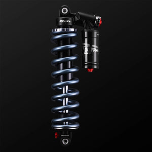 RFloXa RAB50RC rear shock for Surron and Talaria — shock body and coil spring detail