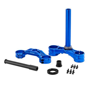 RFloXa Max Triple Clamp — upper bar clamp bolt pattern detail