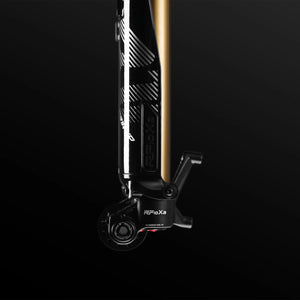 RFloXa Hawk31 Pro fork installed on Surron electric dirt bike
