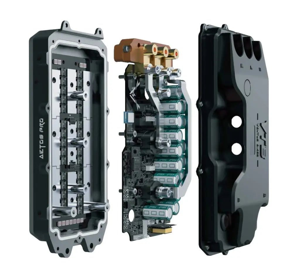 Ventus Aetos Pro Controller — performance controller installed on e-moto