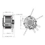 Ventus Ryuga 52kW motor for Surron Ultra Bee — complete motor package alternate view