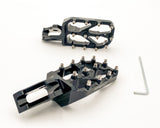Warp 9 Ultra Bee Elite Foot Pegs for Surron Ultra Bee — installed view