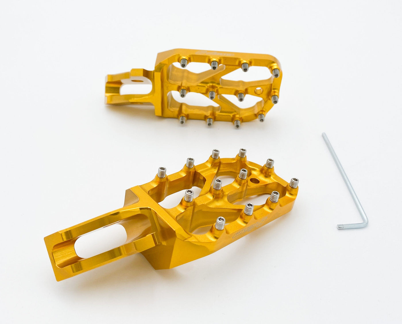 Warp 9 Ultra Bee Elite Foot Pegs — alternate anodized color variant options