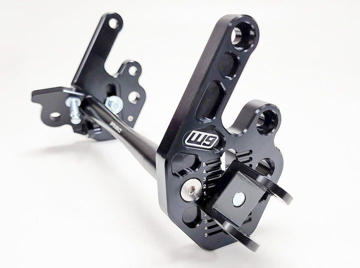 Warp 9 adjustable foot peg mount for Talaria Sting MX3 and MX4 — 7075-T6 aluminum with Chromoly bracket