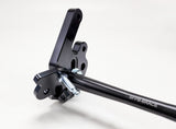 Warp 9 adjustable foot peg mount for Talaria MX3 MX4 — hardware and bracket detail