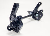 Warp 9 adjustable foot peg mount for Talaria MX3 MX4 — installed on bike view