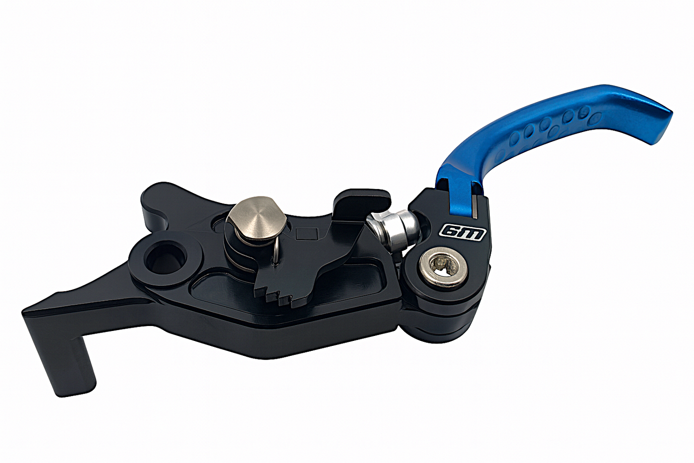Warp 9 Ultra Bee brake lever — installed on Surron Ultra Bee handlebar