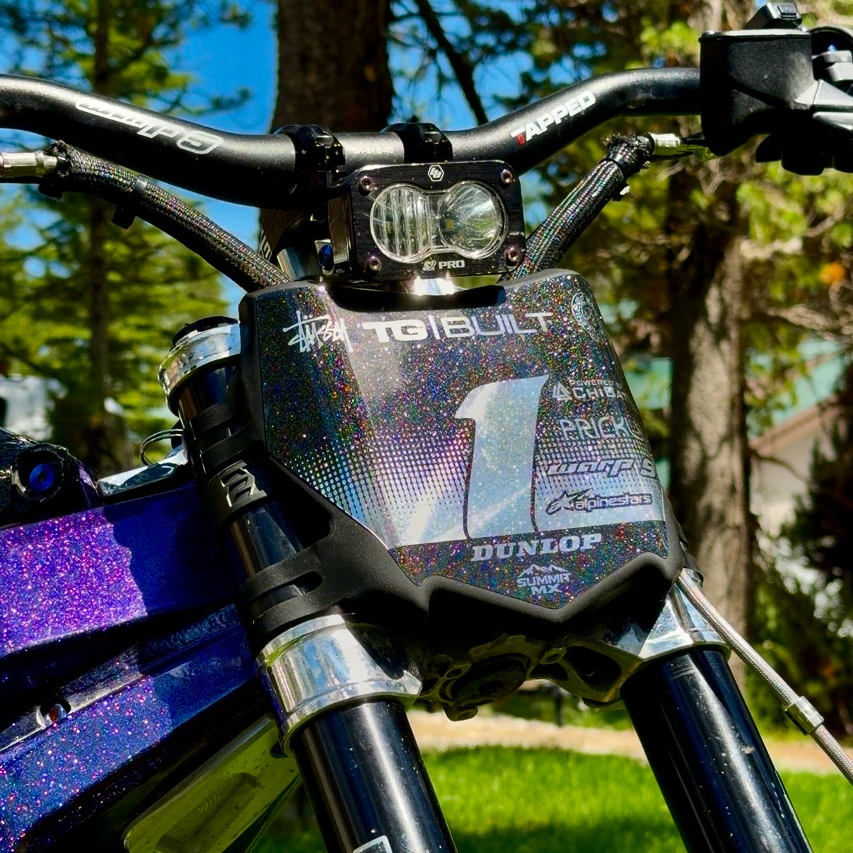 Horizon Decal for Motocutz Number Plate