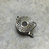 CNC 6061 aluminum motor cover for Surron Light Bee X — anodized black