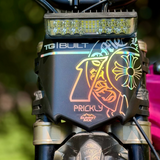 Chrome Hearts Number Plate Decal — installed on Motocutz plate