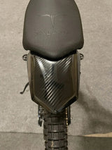 Talaria Sting MX3/MX4 carbon fiber wrap kit — applied on panel