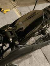 Talaria Sting MX3/MX4 carbon fiber wrap kit — battery panel detail